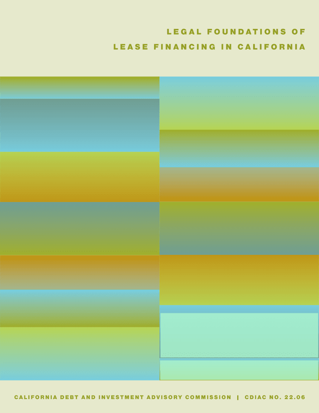 Legal Foundations Of Lease Financing In California screenshot