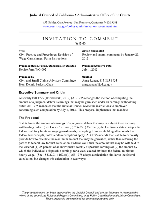 Invitation To Comment W13 03 screenshot
