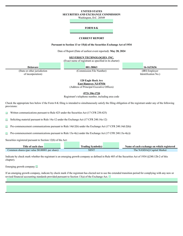 Form 8 K screenshot