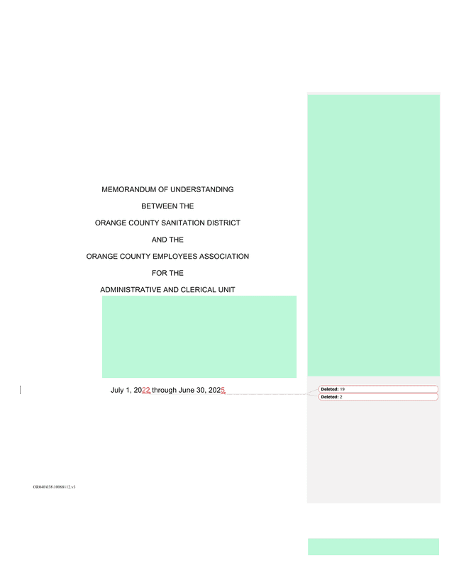Memorandum Of Understanding screenshot