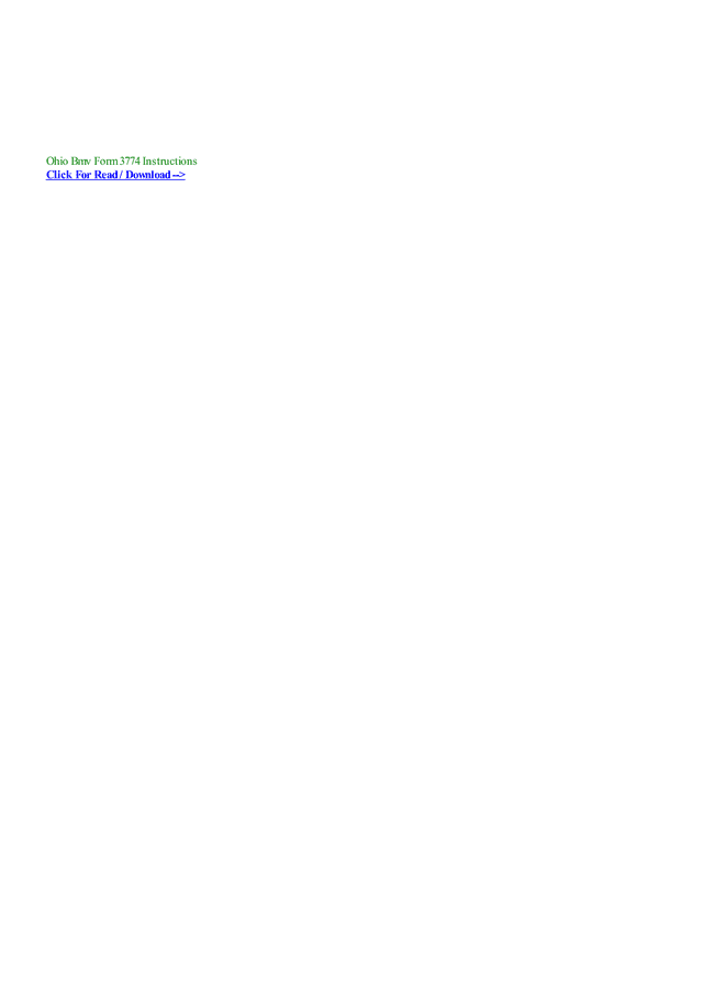 BMV 3774   Application(S) For Certificate Of Title To A Motor Vehicle screenshot