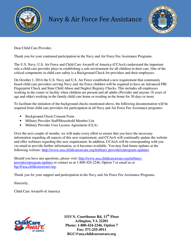 Navy  Air Force Fee Assistance screenshot