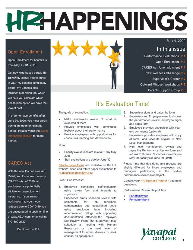 Open Enrollment And HR Benefits Communication screenshot