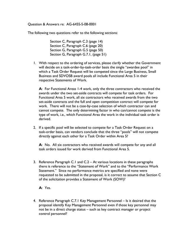 AG 645S S 08 0001 Question  Answers screenshot