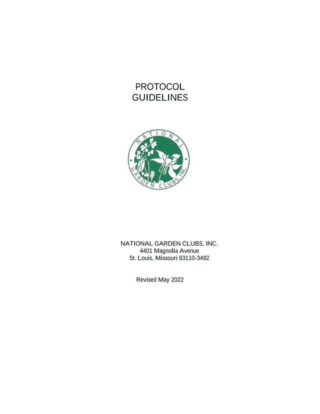 Protocol Guidelines screenshot