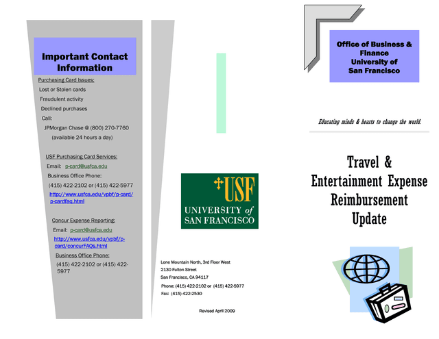Travel  Entertainment Expense Reimbursement Update screenshot