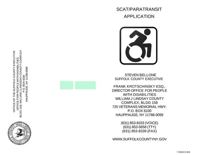 SCAT Paratransit Application screenshot