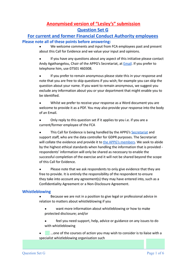 Question Set G screenshot