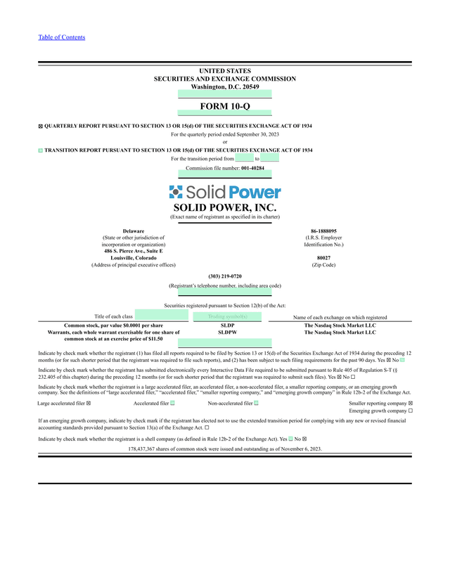Form 10 Q screenshot