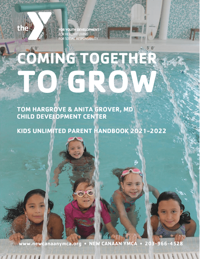 Kids Unlimited Parent Handbook 2021 2022 screenshot