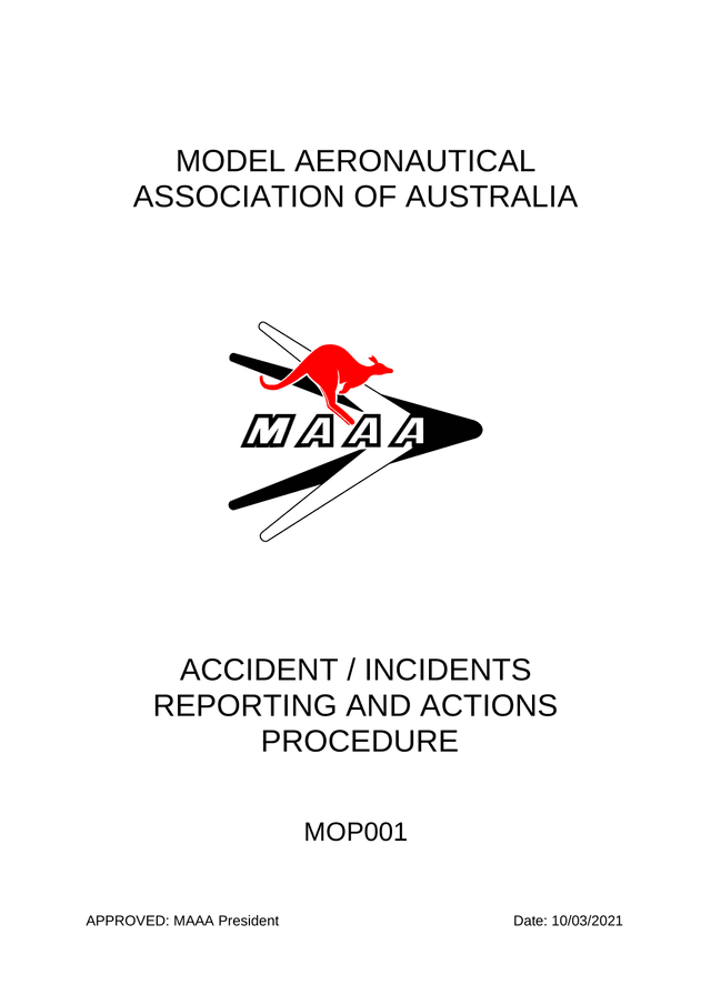 ACCIDENT  INCIDENTS REPORTING AND ACTIONS PROCEDURE screenshot