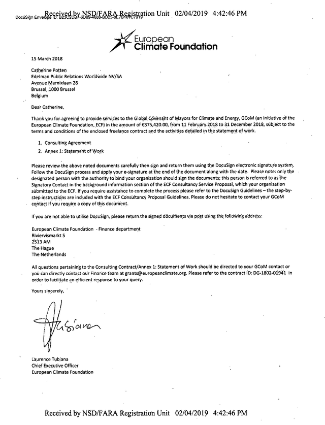 Consulting Agreement screenshot