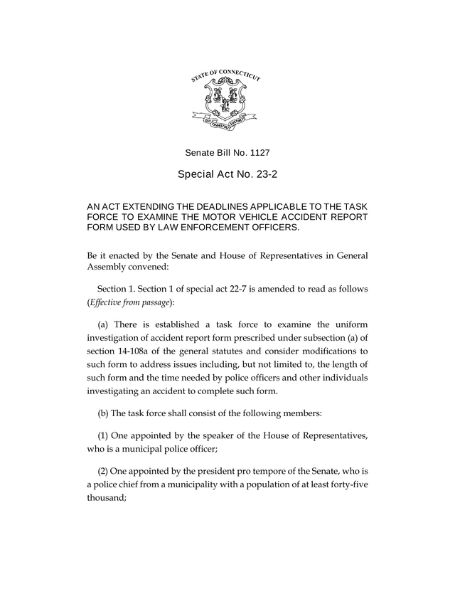 Senate Bill No. 1127 screenshot