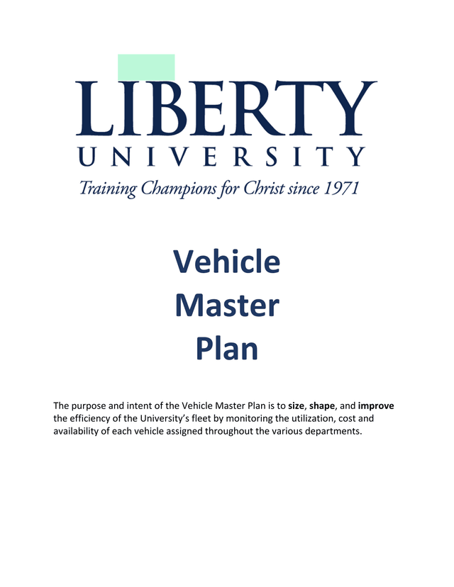 Vehicle Master Plan screenshot