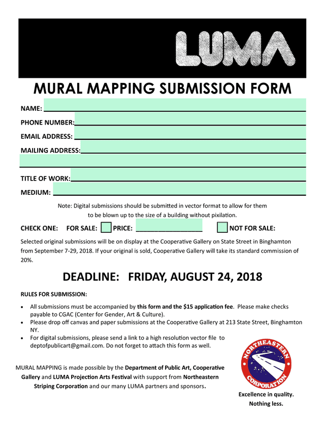 MURAL MAPPING SUBMISSION FORM screenshot
