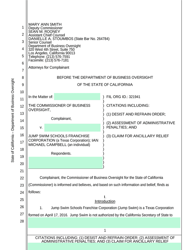 Citations Including (1) Desist And Refrain Order (2) Assessment Of Administrative Penalties And (3)  screenshot