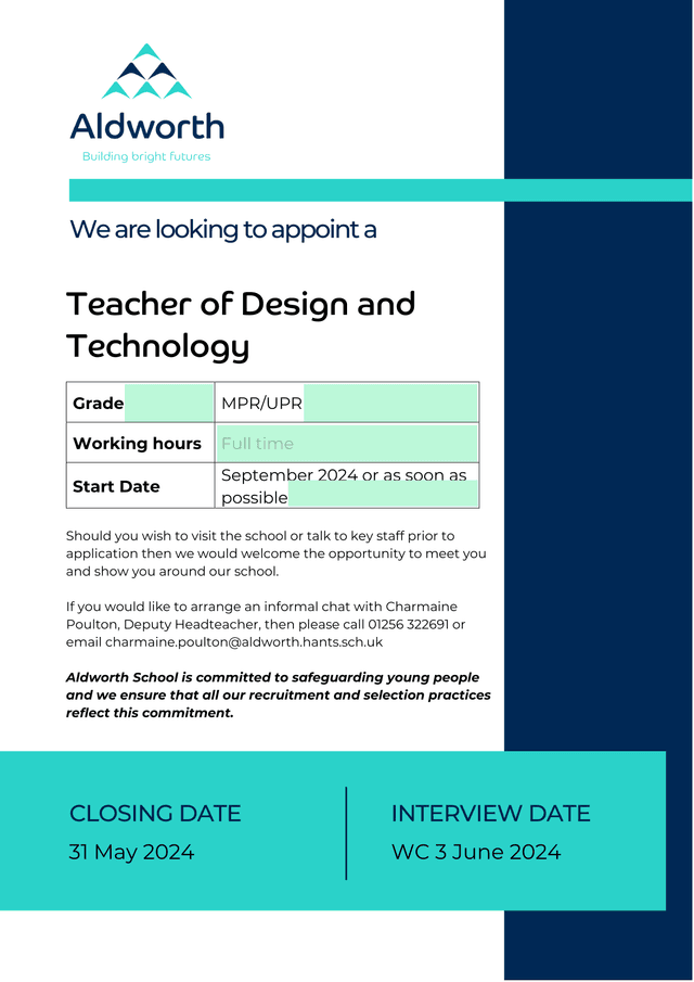 Teacher Of Design And Technology screenshot