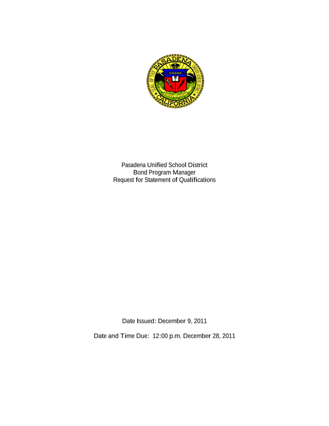 Request For Statement Of Qualifications screenshot