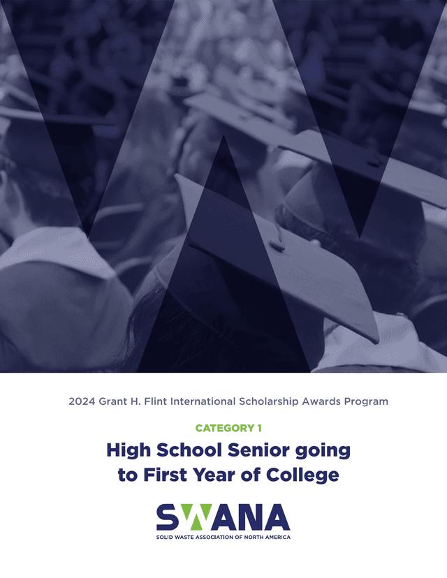 2024 Grant H. Flint International Scholarship Awards Program screenshot