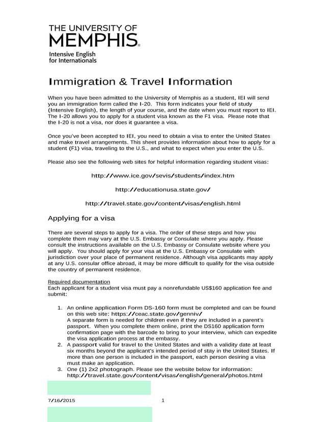 Immigration  Travel Information screenshot