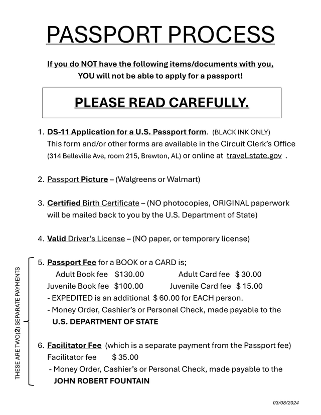 PASSPORT PROCESS screenshot