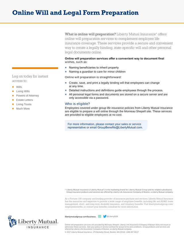 Online Will And Legal Form Preparation screenshot