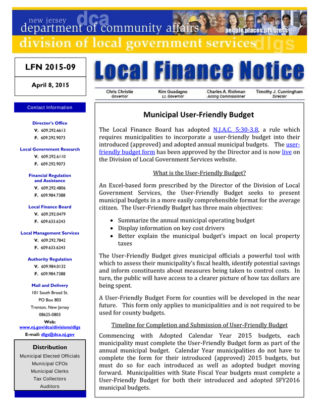 Municipal User Friendly Budget screenshot