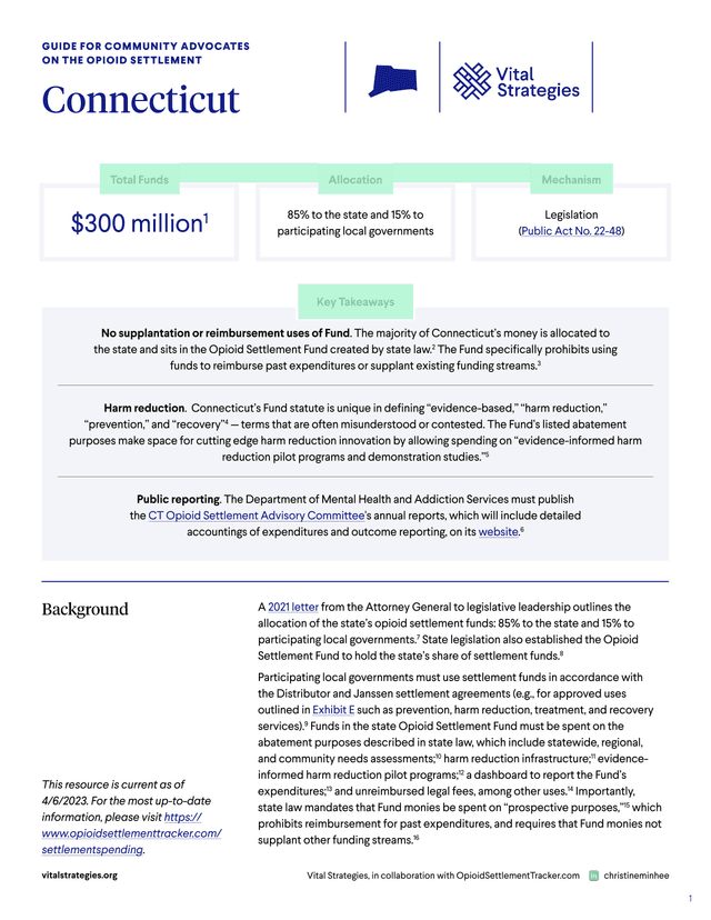 Guide For Community Advocates On The Opioid Settlement screenshot