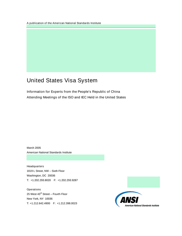 United States Visa System Information For Experts From The PeopleS Republic Of China Attending Meeti screenshot