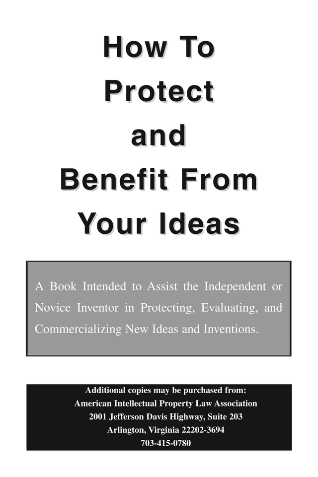 How To Protect And Benefit From Your Ideas screenshot