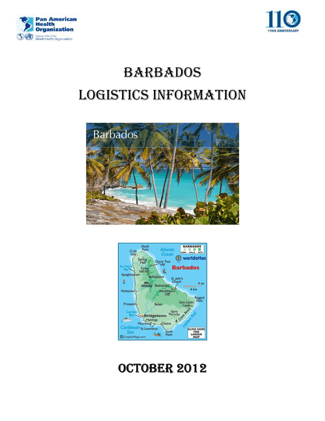 BARBADOS LOGISTICS INFORMATION screenshot