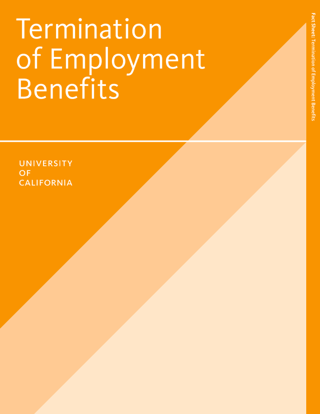Termination Of Employment Benefits Fact Sheet screenshot