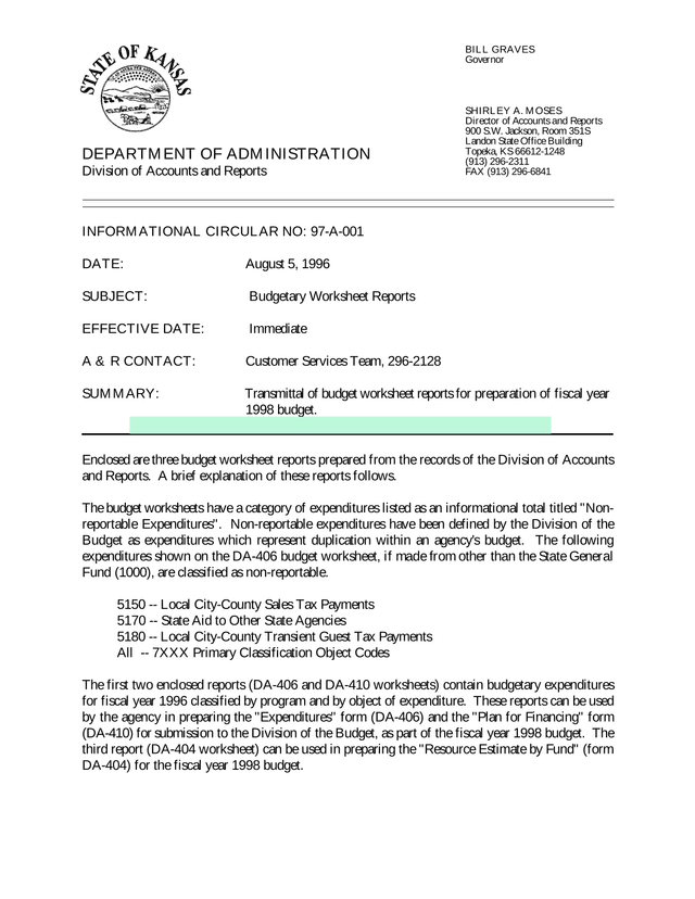 Informational Circular No 97 A 001 screenshot