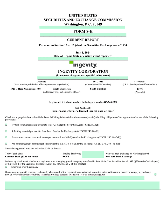 Form 8 K screenshot