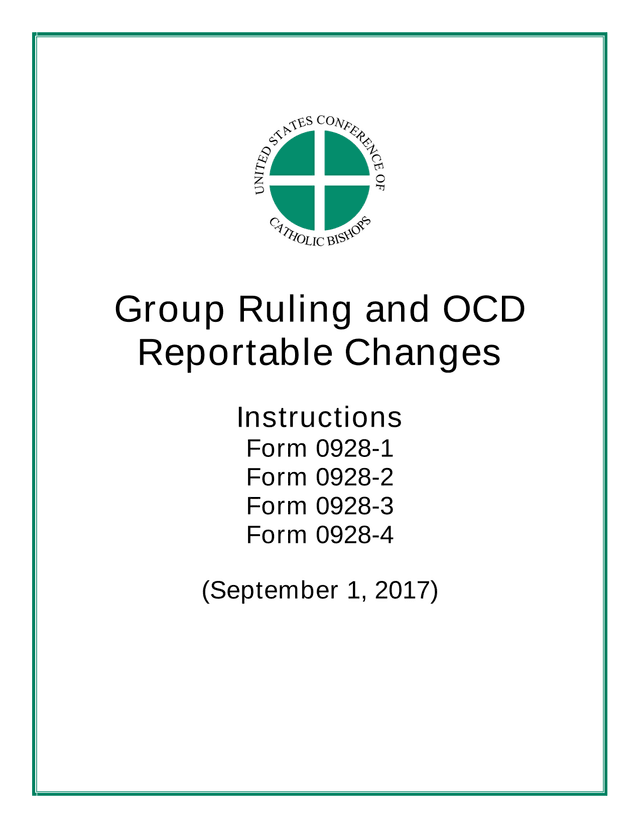 Group Ruling And OCD Reportable Changes screenshot
