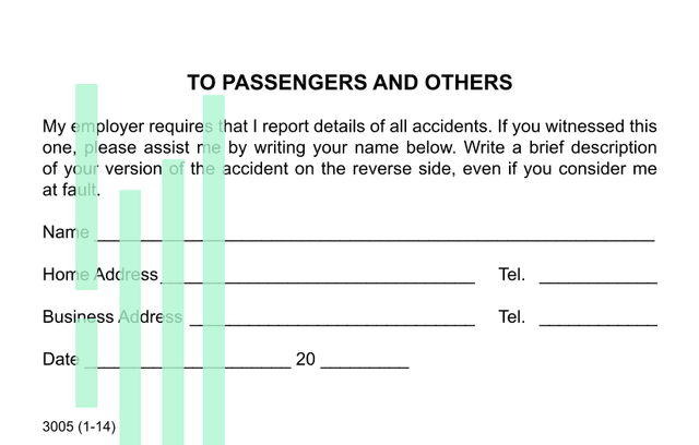 Accident Report Form screenshot