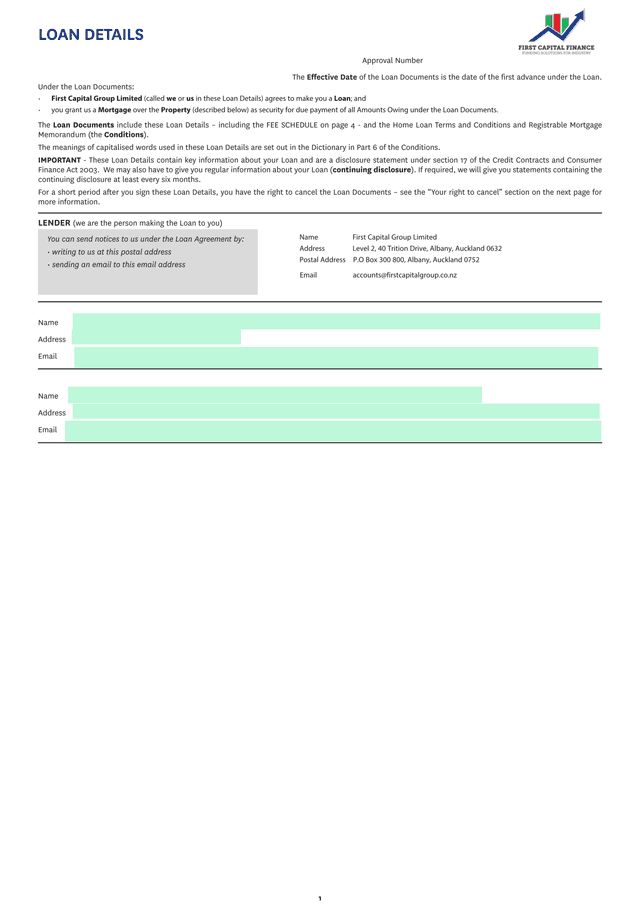 Loan Details screenshot