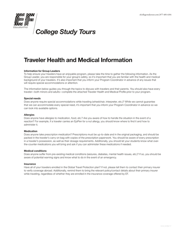 Traveler Health And Medical Information screenshot