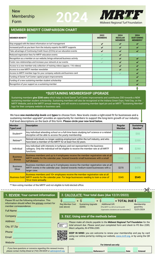 MRTF Member Benefit 2024 screenshot