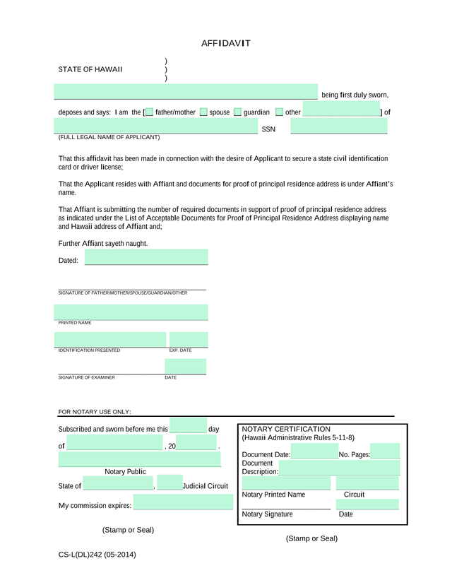 CS L(DL)242 Affidavit screenshot