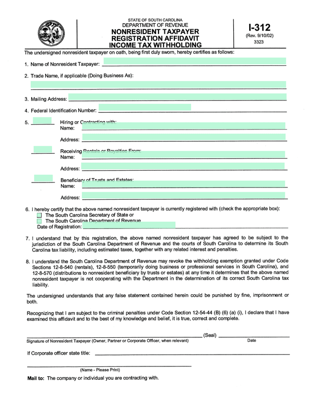 IMPORTANT TAX NOTICE   NONRESIDENTS ONLY screenshot