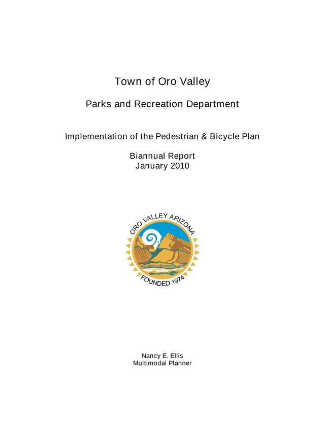 Biannual Report Implementation Of The Pedestrian  Bicycle Plan screenshot