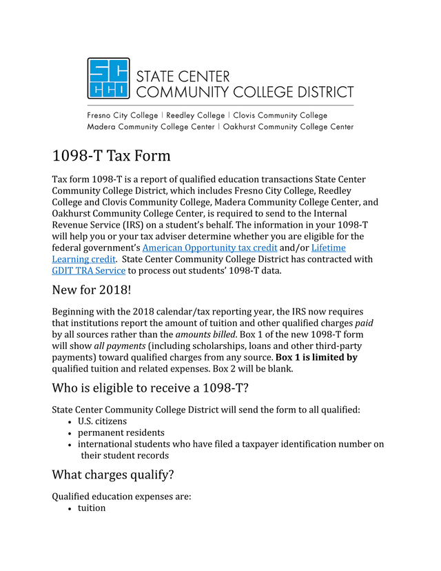 1098 T Tax Form screenshot