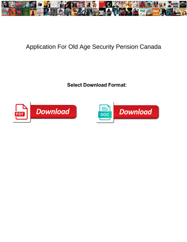 Application For Old Age Security Pension Canada screenshot