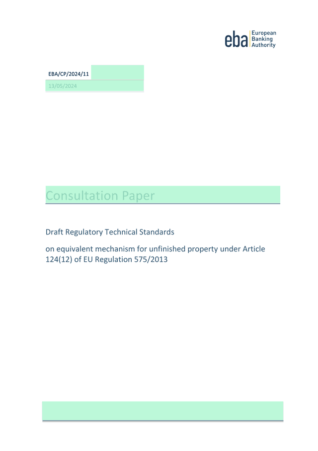 Consultation Paper On Equivalent Mechanism For Unfinished Property screenshot