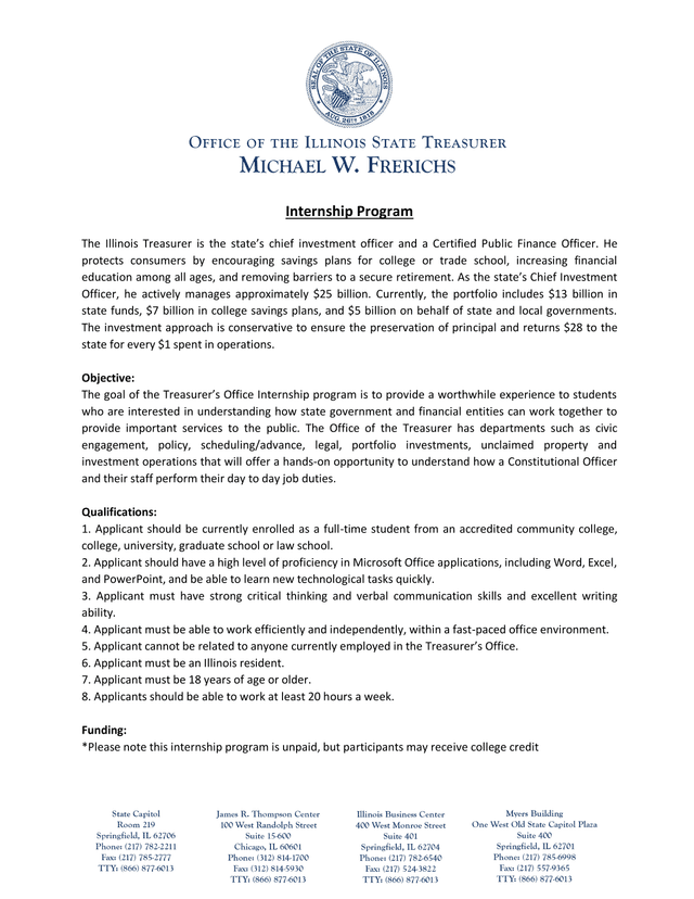 Internship Program screenshot