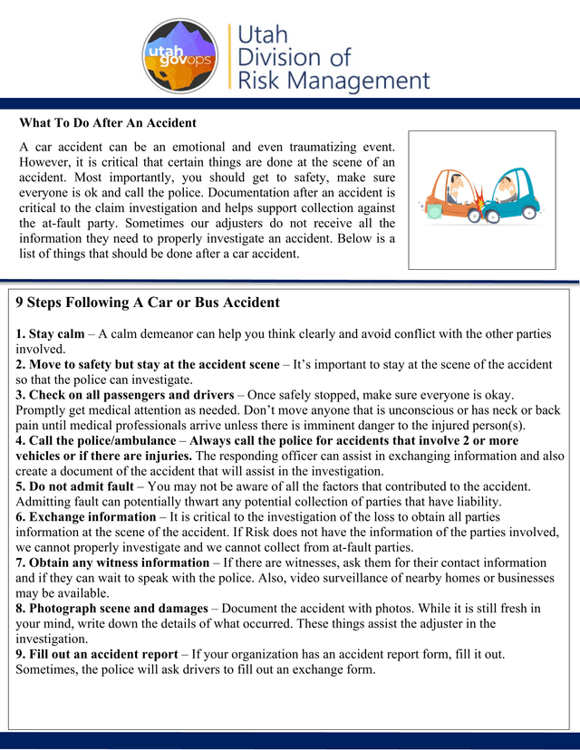 What To Do After An Accident screenshot