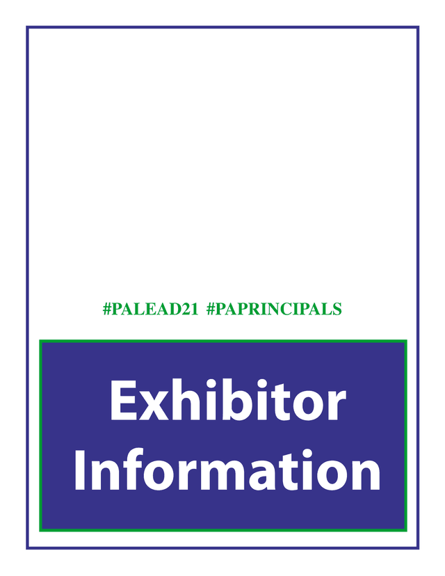 Exhibitor Information screenshot