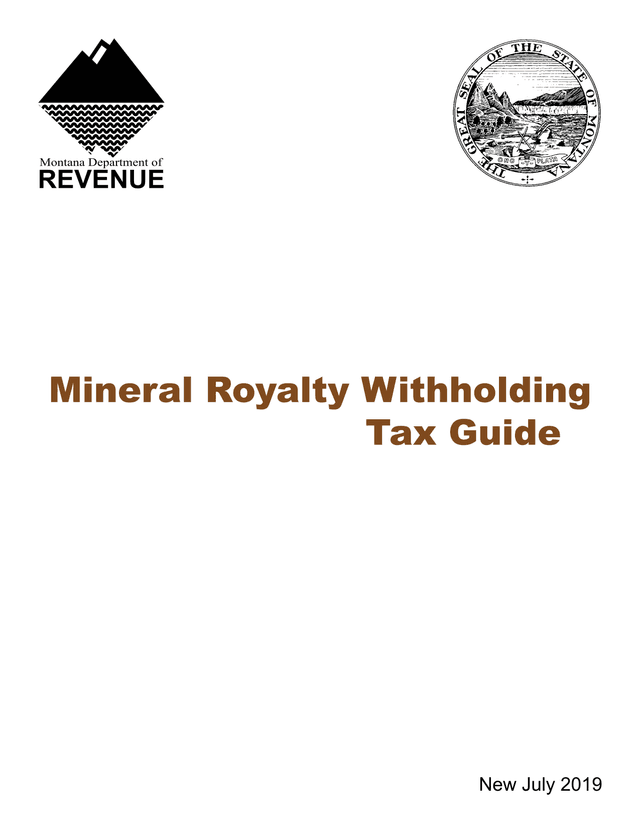 Mineral Royalty Withholding Tax Guide screenshot