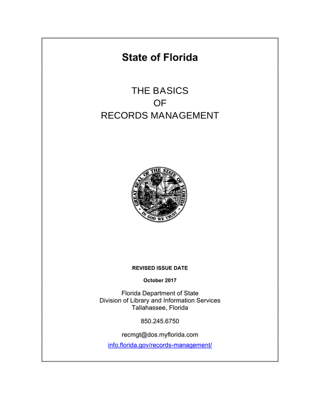 The Basics Of Records Management screenshot